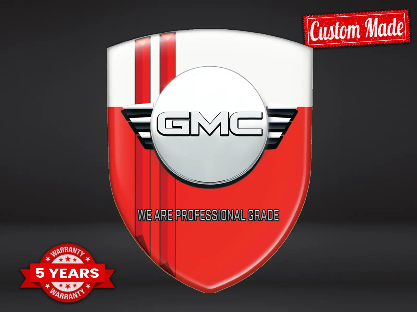 GMC Logosticker Personalisierbar Racing Exklusiv Universal